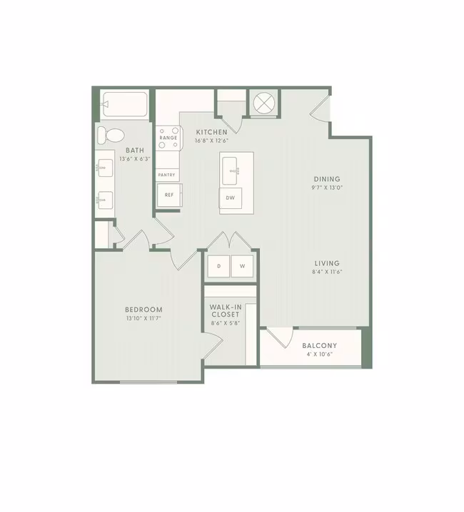 A2 Essential Housing 11-104 floor plan